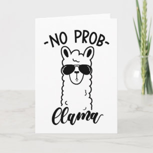 Koel No Prob Llama Kaart