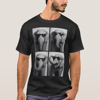 Koel Olifanten Zonnebril Jungle Afrikaans Dier T-shirt