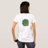Koel om groen te zijn t-shirt (Achterkant volledig)