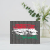 Koel ontwerp Hongaarse vlag Briefkaart (Staand voorkant)
