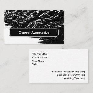 Koel ontwerp voor autohandel visitekaartjes