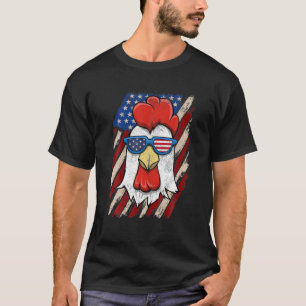 Koel ooster uit de VS met Amerikaanse vlag Sungla T-shirt