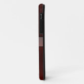 Koel Oranje glanzend Roestvrij staal Metaal 7 Case-Mate iPhone Case (Achterkant/links)