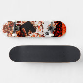 Koel Oranje zwart Skateboard (Horizontaal)