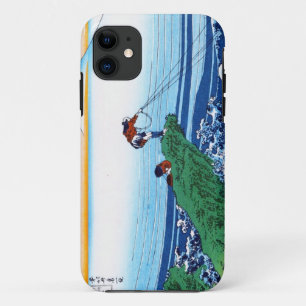 Koel oriëntaals Japanse Hokusai Fuji Uitzicht land iPhone 11 Hoesje