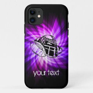 Koel Paars Football iPhone 11 Hoesje