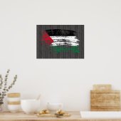 Koel Palestijns vlagontwerp Poster (Keuken)