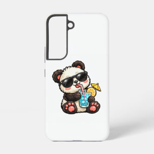 Koel Panda Drank Samsung Galaxy Hoesje