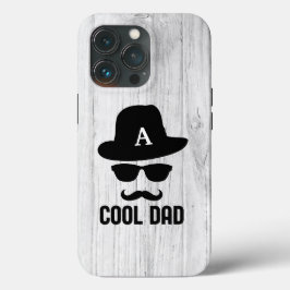 Koel pap Best DAD Ever Custom Monogram Pet voor pa iPhone 13 Pro Hoesje