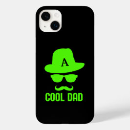 Koel pap beste dad ooit snor aangepast monogram Case-Mate iPhone 14 plus hoesje