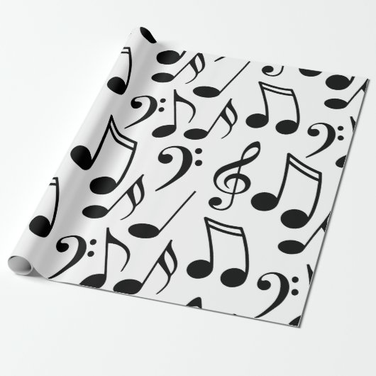 Koel papier voor muzieknoten (Uitgerold)