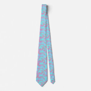 Koel Pastel Camo Patroon Stropdas