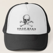 Koel Pet met Daling Dead Text en Skull Print (Voorkant)