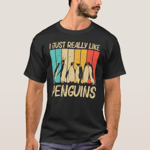 Koel pinguïn voor mannen keizer pinguïn vogel t-shirt