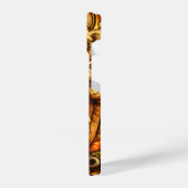 Koel pizzaliefhebber telefoonhoesje – Grappige piz iPhone Hoesje (Linkerkant)