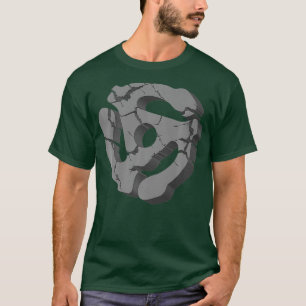 Koel Platenspeler adapter van 45 rpm voor DJ Music T-shirt