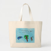 Koel, plezier, duurzame Chocolate Bar-canvas tas (Voorkant)