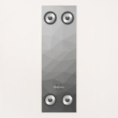 Koel plezier Muziek Speaker Grijze Geometry Mesh M Yogamat (Voorkant)