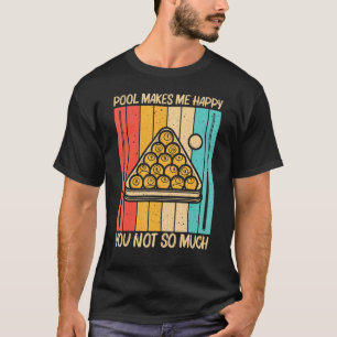 Koel pool voor mannen Snooker Billiards 8 Ball P T-shirt