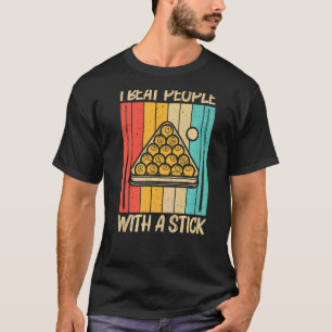 Koel pool voor mannen Snooker Billiards 8 Ball P T-shirt
