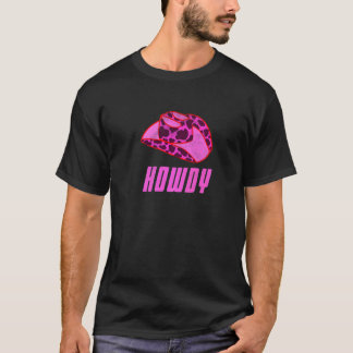Koel Ranchers Paardrijden Rodeo Howdy Cowgirl Hoed T-shirt