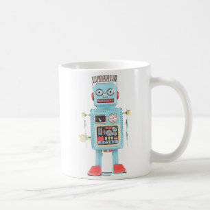 Koel- Retro Chinese Tin Robot-Mok Koffiemok