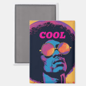 koel/retro-magneet magneet (Voorkant / Achterkant)