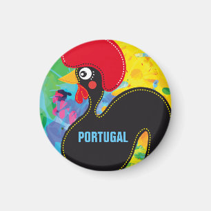 Koel Rooster van Portugal Magneet