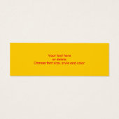 Koel Rubber Duckies Mini Bladwijzer Visitekaartjes (Achterkant)