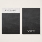 Koel Rustic Black Earring Display Kaart (Voorkant /achterkant)