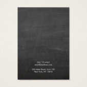 Koel Rustic Black Earring Display Kaart (Achterkant)