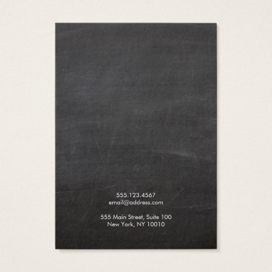 Koel  Rustic Black Earring Display Kaart (Achterkant)