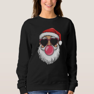 Koel Santa Bubble Gum Roze Hart Bril Trui