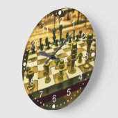 Koel schaakbord met noten en Bolts Grote Klok (Hoek)