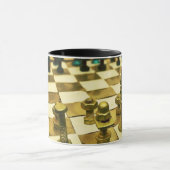 Koel schaakbord met noten en Bolts Mok (Midden)