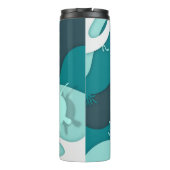 Koel Shark Abstract Art Monogram Thermosbeker (Achterkant)