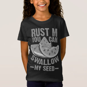 Koel slik mijn zaad grappige watermeloen cadeau vo t-shirt