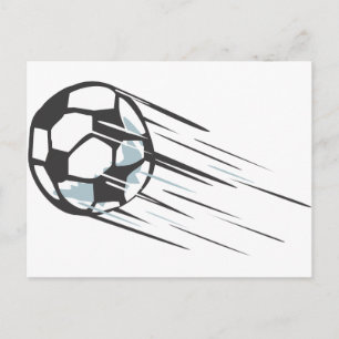Koel snel snel Voetbal met het slepen Briefkaart