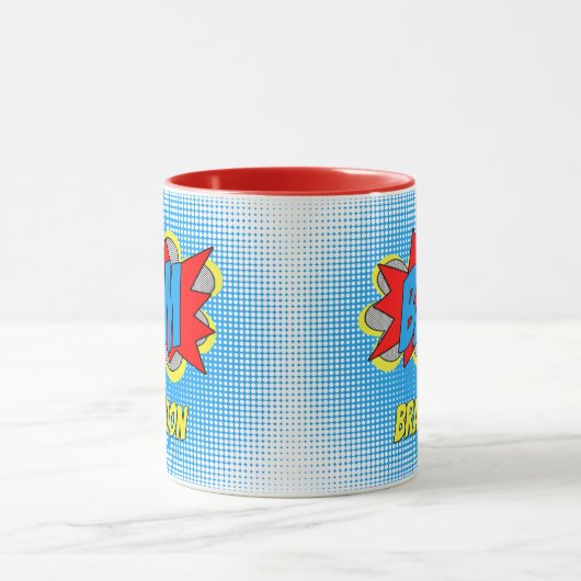 Koel  striptekenstijl Pop, BAM! Mok (Midden)