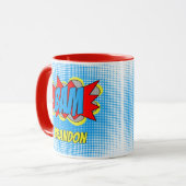 Koel  striptekenstijl Pop, BAM! Mok (Voorkant links)