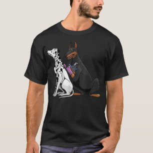 Koel Tattoo Artist voor mannen Kinder Dalmatiaan d T-shirt