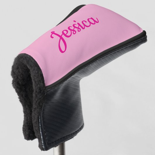 Koel tekst golfheadcover (3/4 voorkant)
