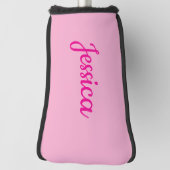 Koel tekst golfheadcover (Draai 90)