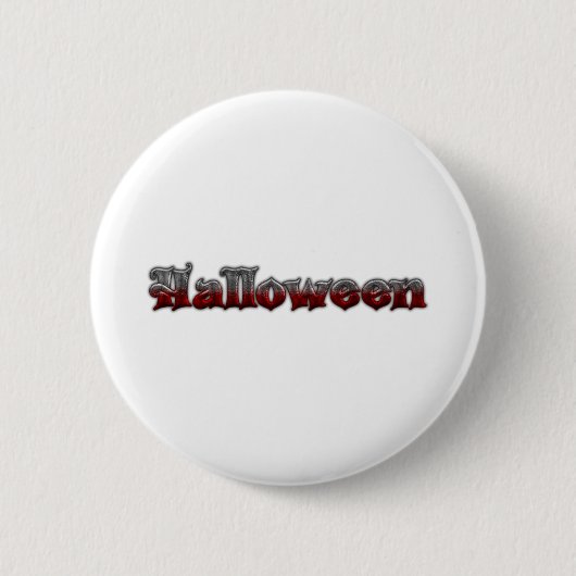 Koel tekst - Halloween Ronde Button 5,7 Cm (Voorkant)