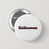 Koel tekst - Halloween Ronde Button 5,7 Cm (Voorkant /achterkant)