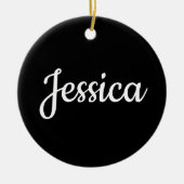 Koel tekst keramisch ornament (Voorkant)