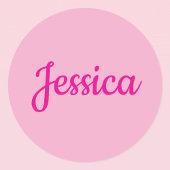 Koel  tekst ronde sticker