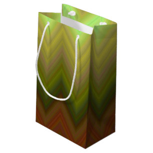 Koel trendy Chevron Zigzag Ombre Klein Cadeauzakje