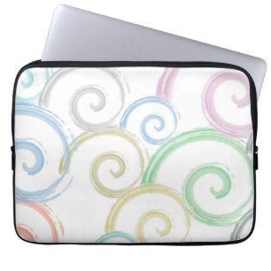 Koel-, trendy- en hedendaagse penselen voor golfwa laptop sleeve