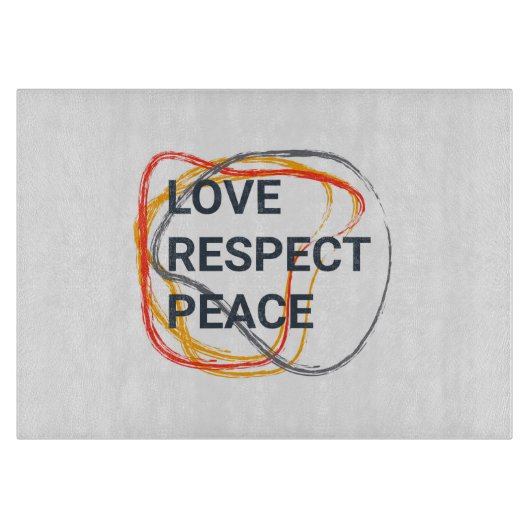 Koel, trendy, grafisch ontwerp in de stad van een snijplank (Voorkant)